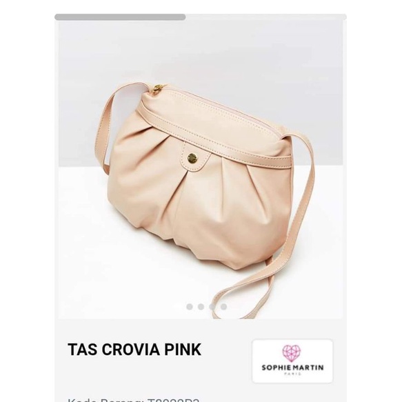 Tas Crovia Pink Sophie Paris
