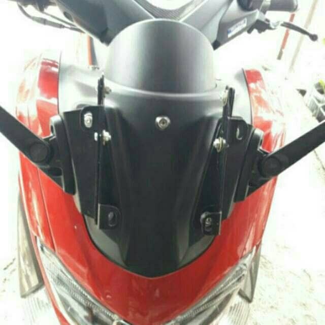 Breket Visor / Windshield Serpo Nmax R25 / LEXI/NMAX NEW/NMAX OLD