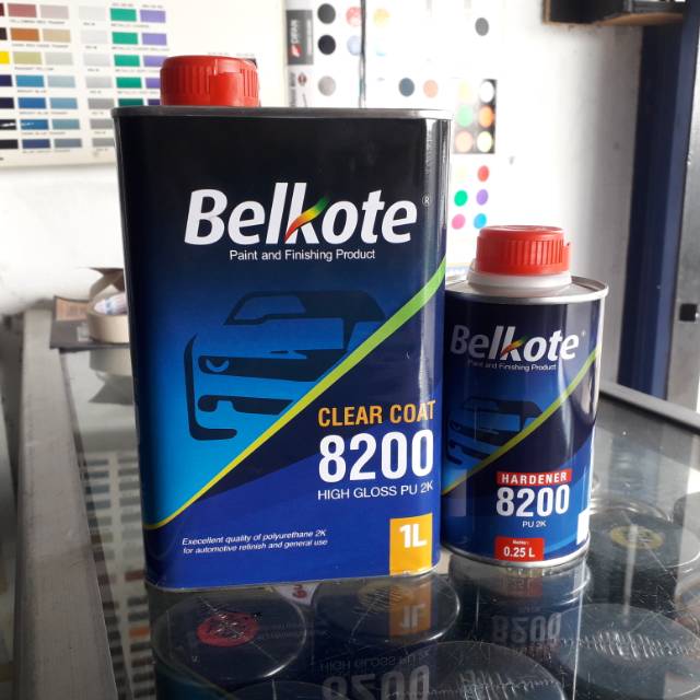 

Clear Belkote 8200 gloss