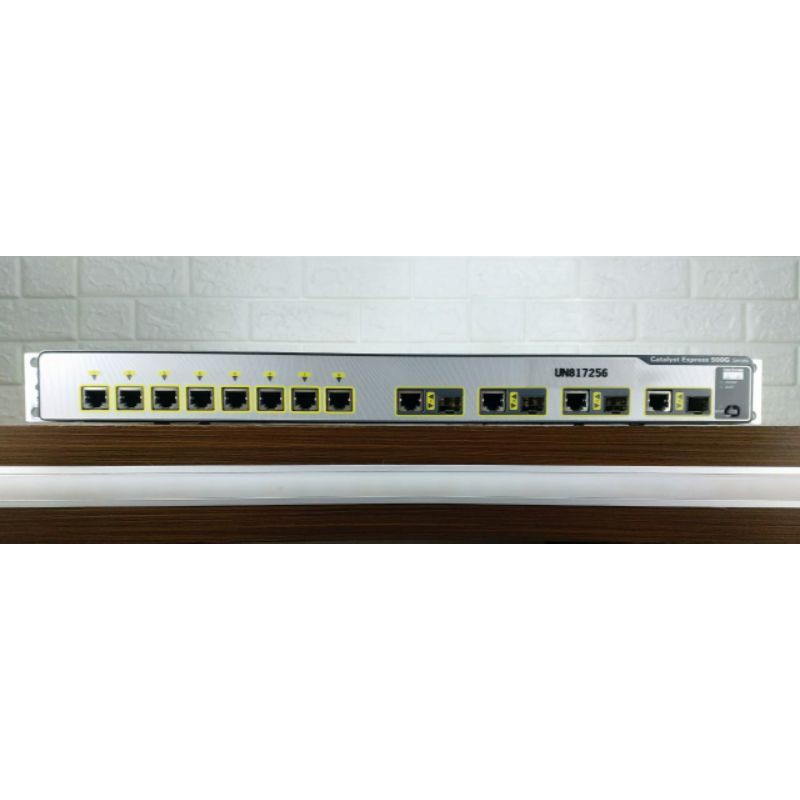 Cisco Catalyst Express WS-CE500G-12TC 8 Port 10/100/1000 dan 4Sfp Bergaransi dan Siap Pakai