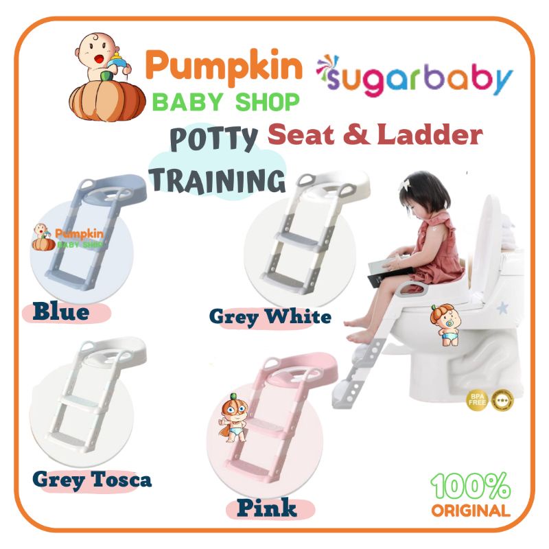 SugarBaby Potty Ladder Chair Seat Dudukan Toilet Bayi &amp; Anak