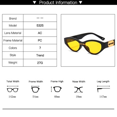 Kacamata Bentuk oval Gaya retro Untuk Pria Dan Wanita