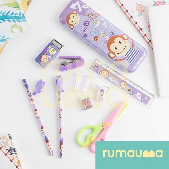 

RUMAUMA Set Stationery Super Practical Purple -Perlengkapan Alat Tulis rumau90 Juara