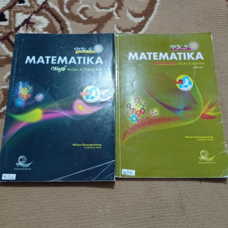 buku bekas kurikulum 2013  edisi revisi  MATEMATIKA KELAS 2 SMA PKS  BEKAS