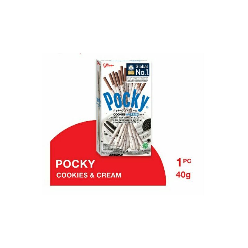 

Glico Biscuit Pocky Cookies & Cream 40G