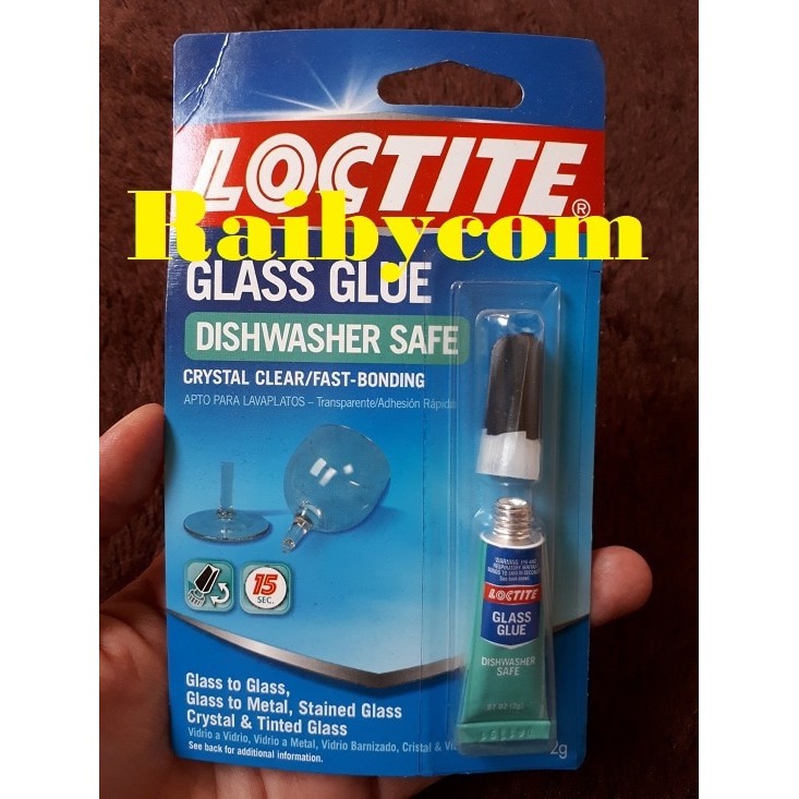 

Lem Kaca Transparan / Clear LOCTITE Glass Glue 2g Import Ireland