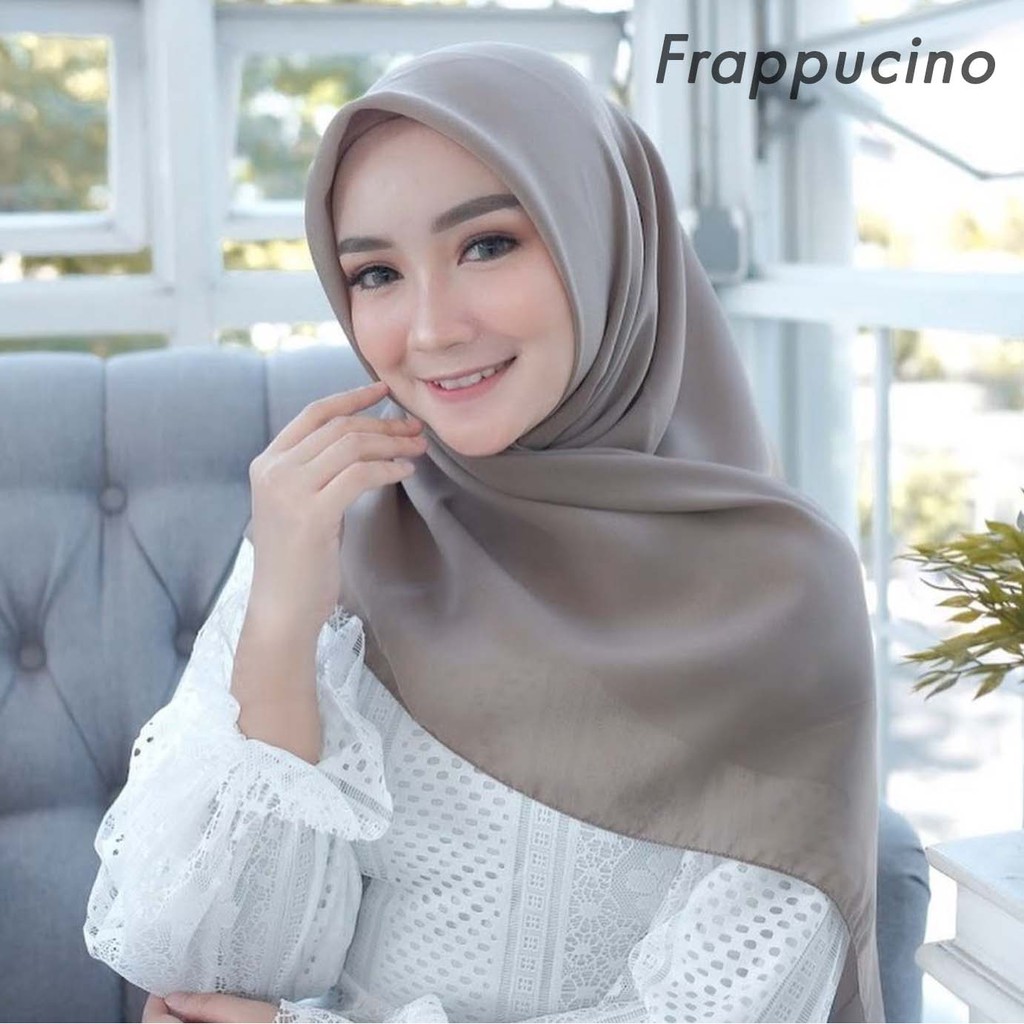 Bella Square Jilbab | Hijab Segiempat | Warna Part 2-Frappucino