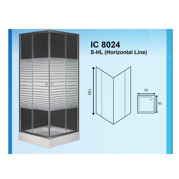 Jual Order Langsung Shower Box Kotak / Shower Screen Kaca + Shower Tray