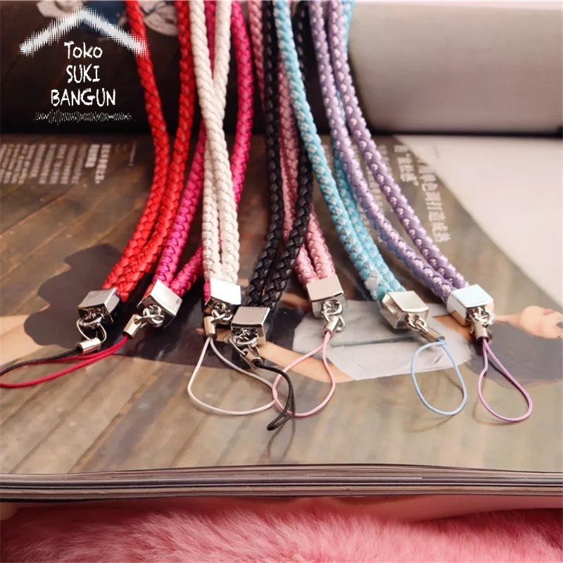 Tali Lanyard Name Tag ID Card Strap Elastic PU Leather THICK NT-005