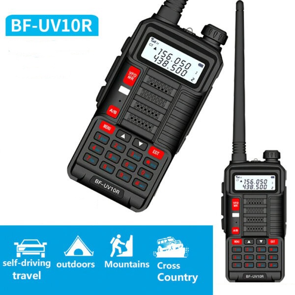 UV-10R - Portable Two-Way Dual Band Radio Walkie Talkie 16W - Radio Panggil Dua Arah - Power 16W hingga Jarak 15 KM