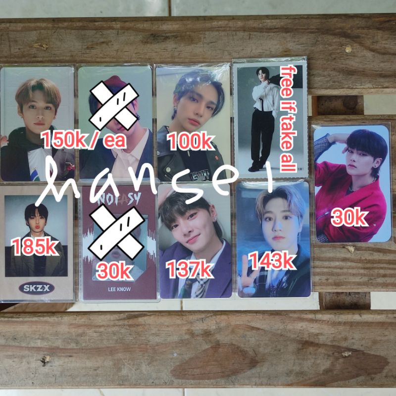 [READY STOCK] Photocard Stray Kids LD Mecima Synnara Pola Go Live Hyunjin Haje Lino Lee Know I.N Jeo