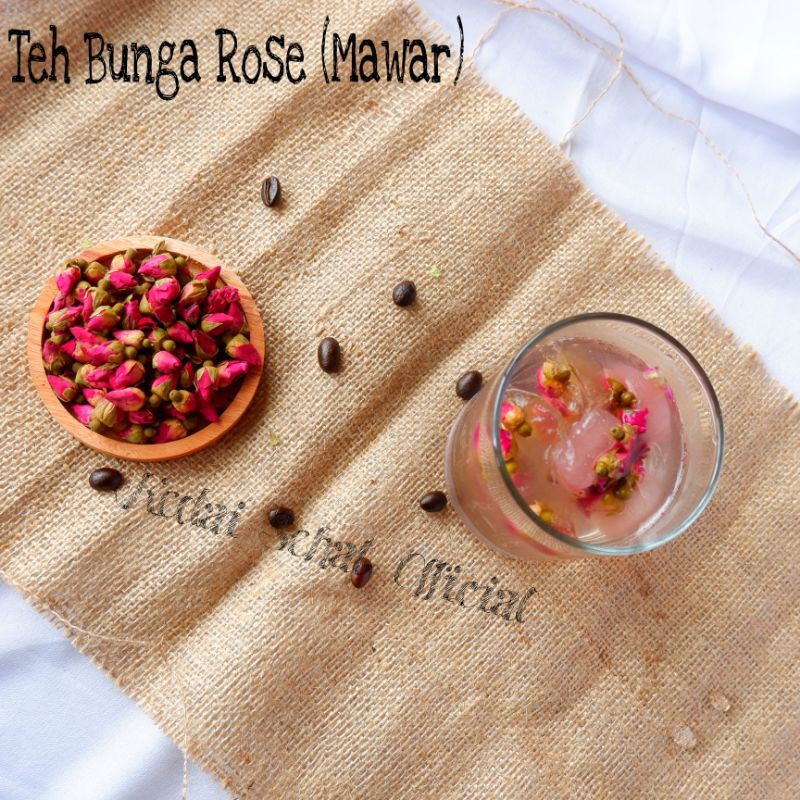 Teh Bunga Mawar (Bunga Mawar Kering) 50gr