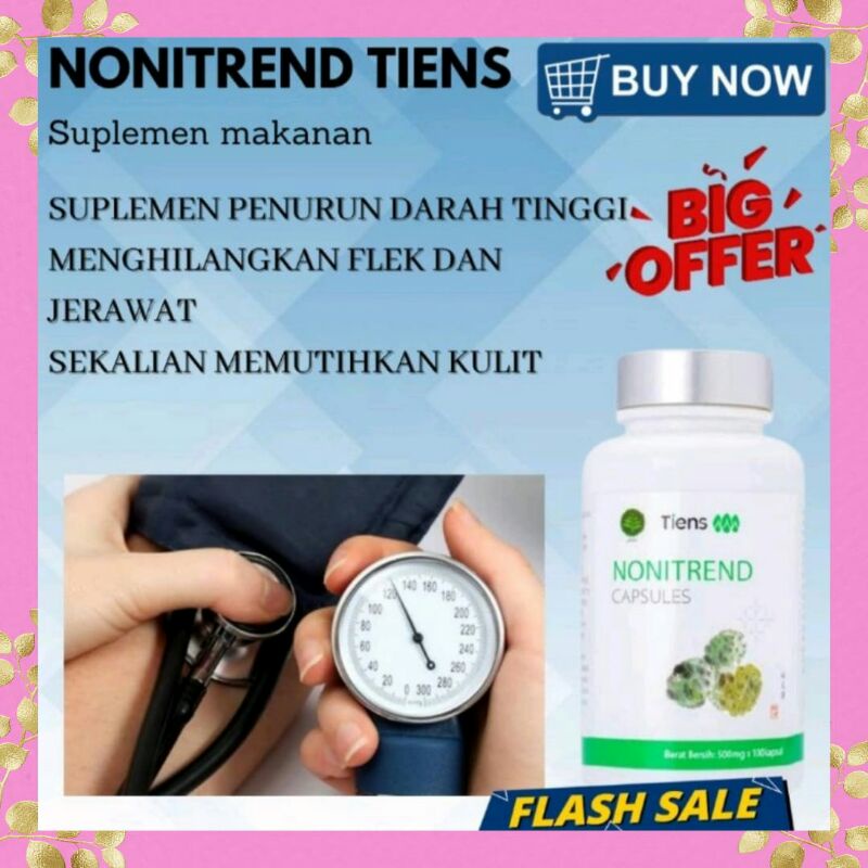 

NONITREND TIENS HERBAL ORIGINAL PENURUNAN DARAH TINGGI DAN HIPERTENSI