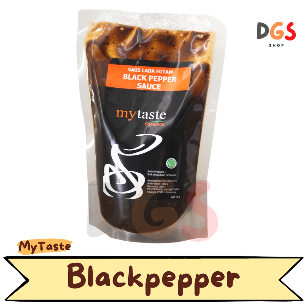 MyTaste Blackpepper My Taste Lada Hitam 500 gr