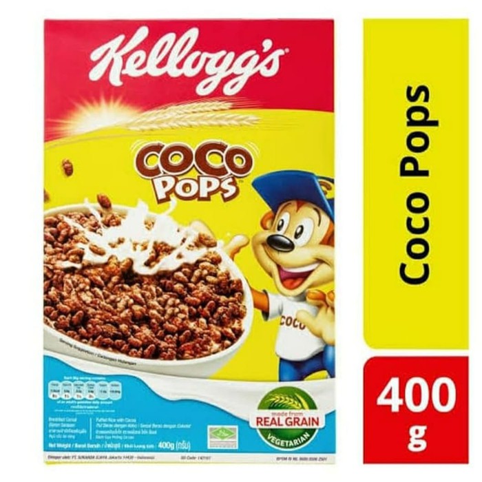 

Sereal Kellogs coco pops 400 gr ready stock
