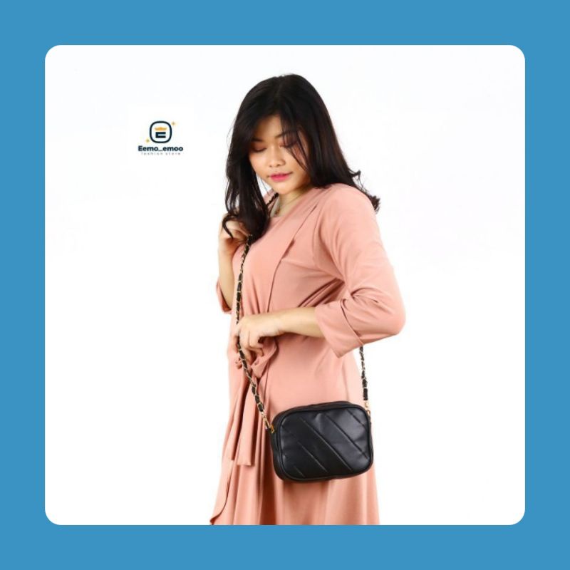 Meldy Sling Bag Tas Selempang Rantai Wanita EMOEMO