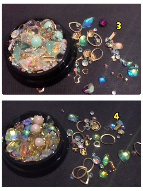 sprinkle 3d aksesoris nail art hiasan kuku rhinestone sprinkle