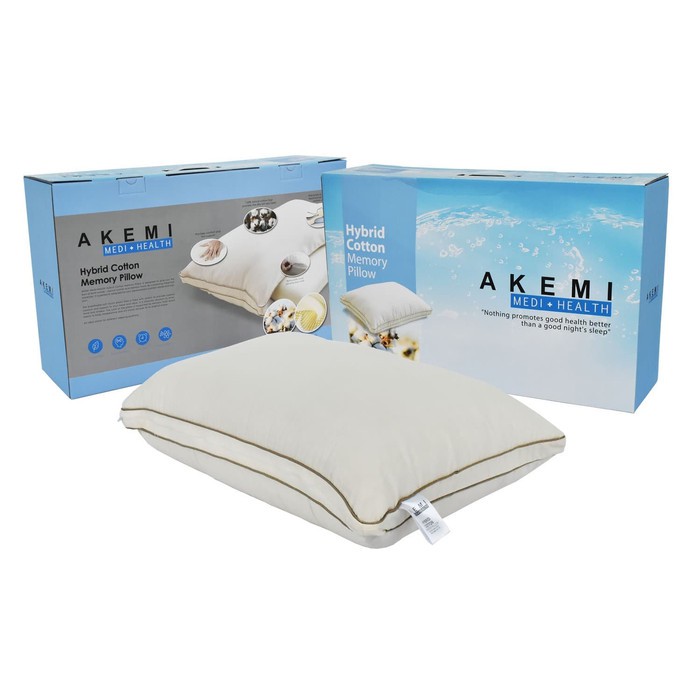 Akemi Medi+Health Hybrid Cotton Memory Pillow