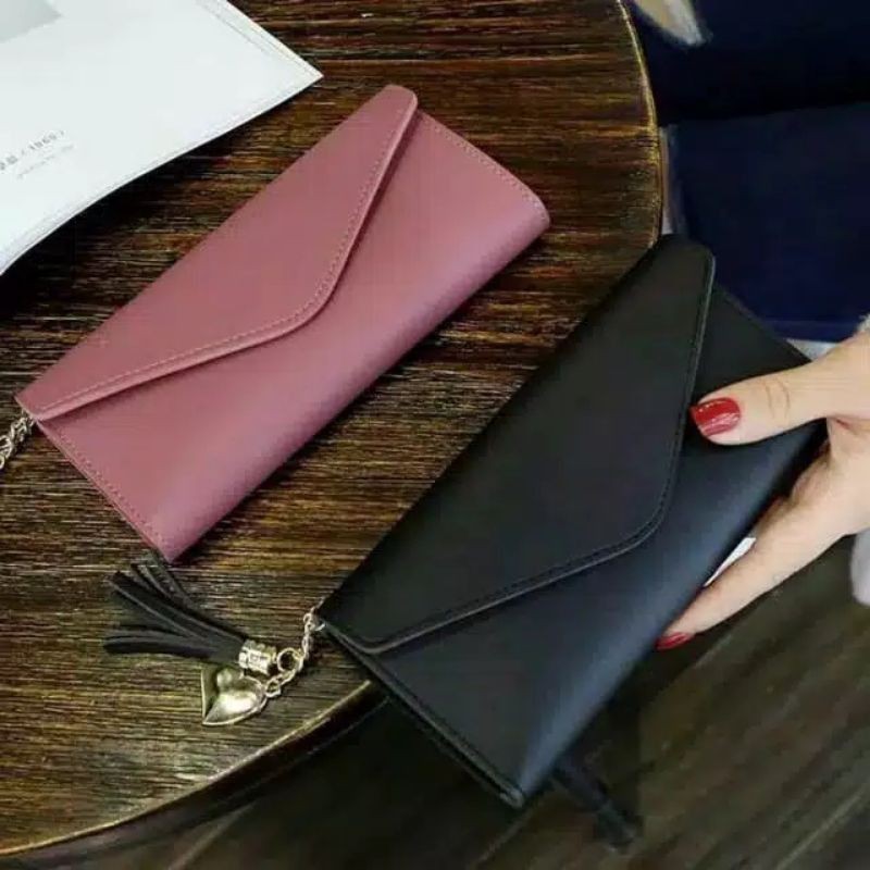 DOMPET LIPAT PANJANG WANITA IMPOR FASHION KOREA