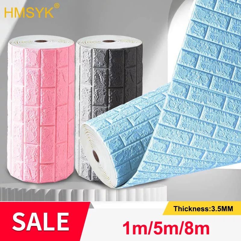 Wallpaper DINDING 3D Motif ROLL PANJANG / / WALLPAPER 3D MODEL DINDING BATU ROLL AN