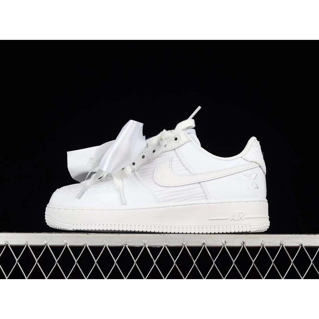 Jual Nike Air Force 1 Low White Bow BNIB ORIGINAL MATERIAL | Shopee ...