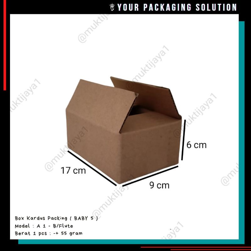 

Box Baby 5 • Uk. 17x9x6cm • Kotak/Kardus/Karton