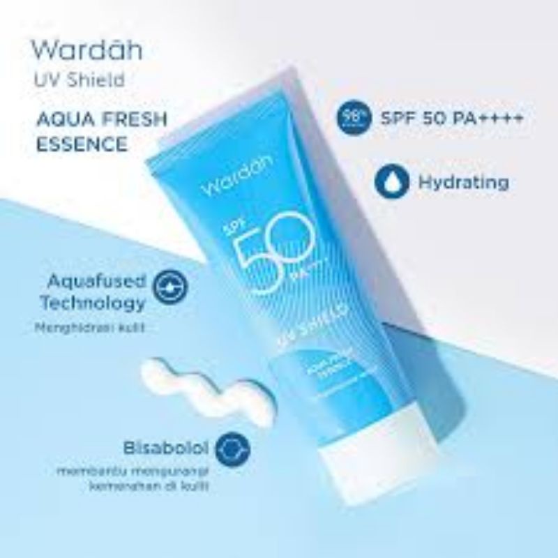 Wardah UV Shield Aqua Fresh Essence Active Protective Sunscreen SPF 50PA+++