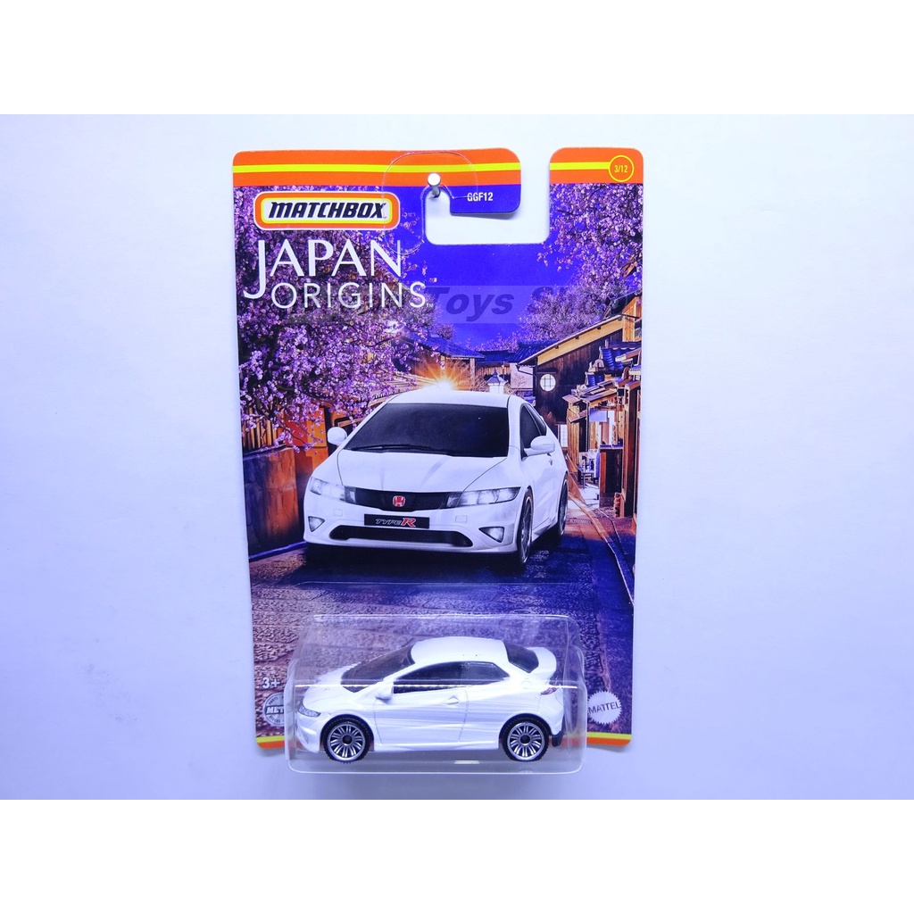 Matchbox Japan Origins 2008 Honda Civic Type R Putih