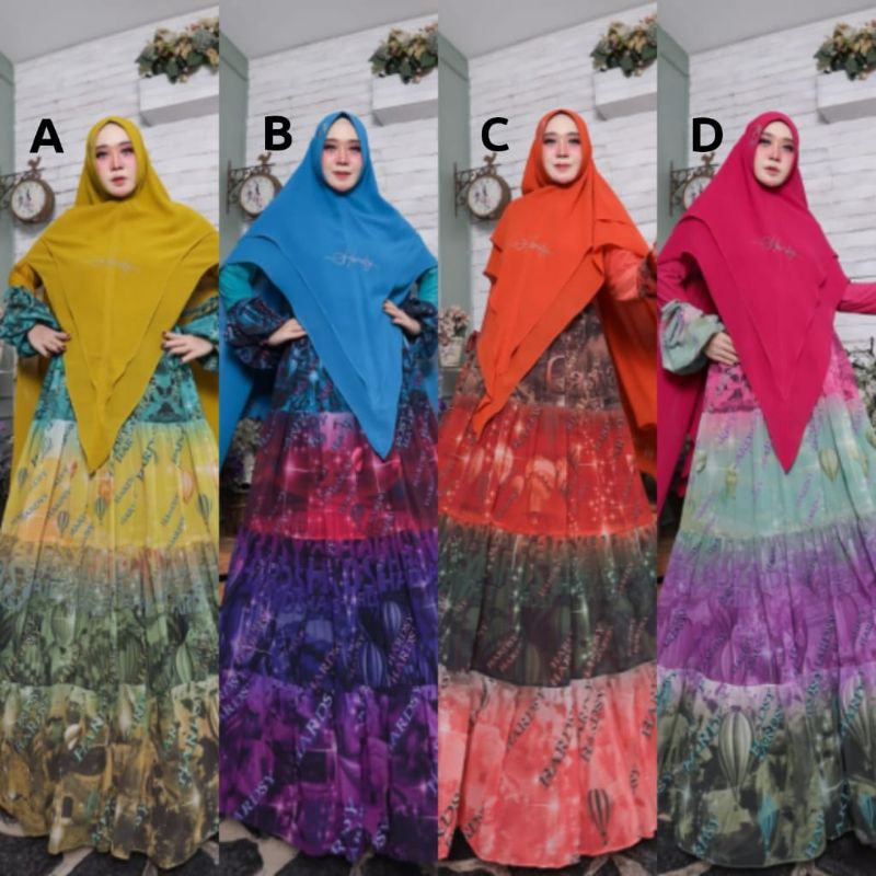 GAMIS BALON PREMIUM / CAPPADOCIA SERIES 2 BY HARDSY / GAMIS SYARI PREMIUM