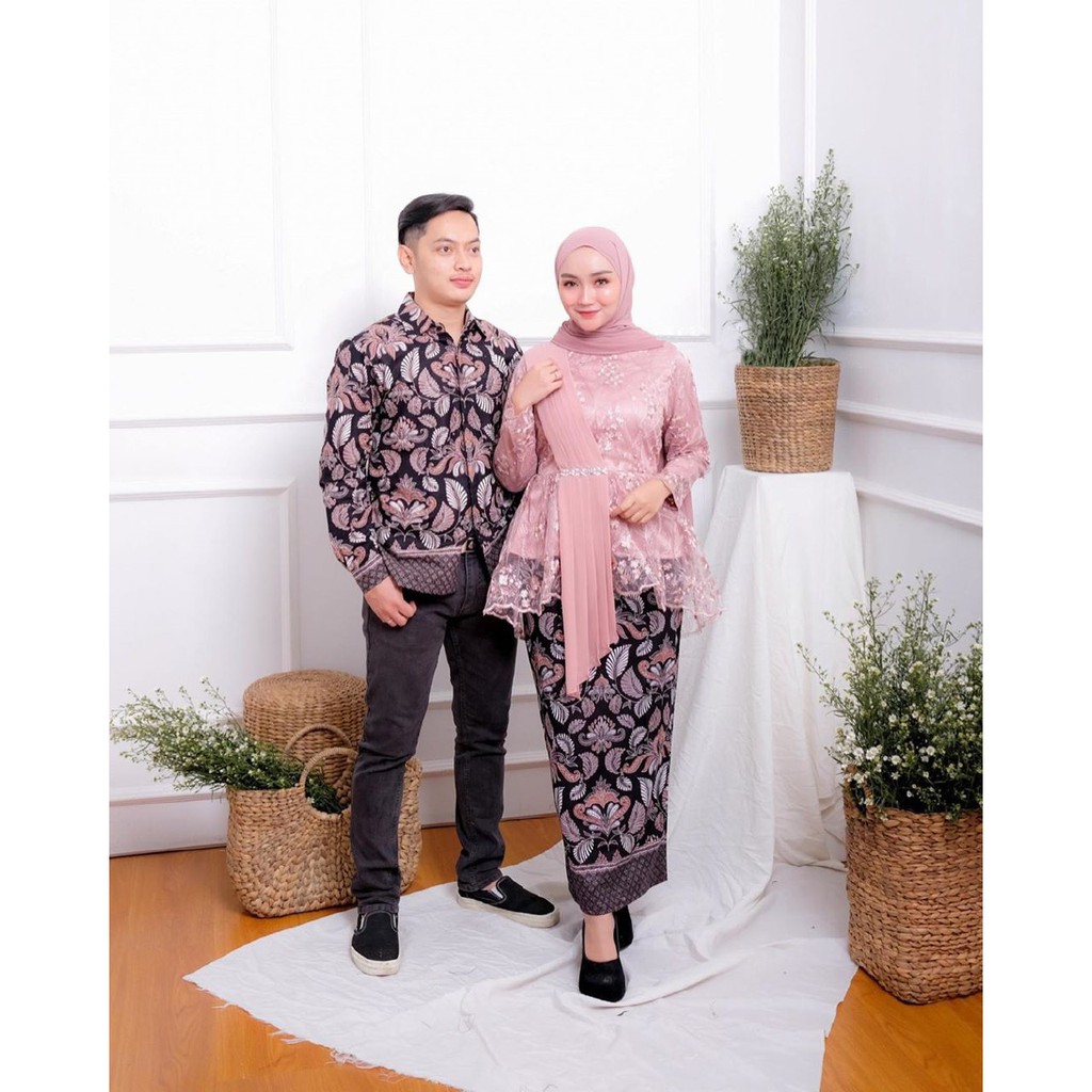 BATIK COUPLE TULLE CHIFFON SELENDANG PAYET AUDI MARISA