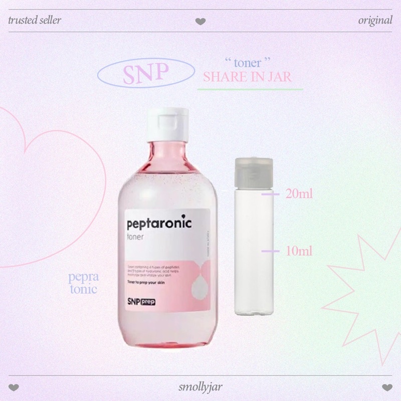 [share] SNP Pepratonic Toner Serum 5 10 20ml