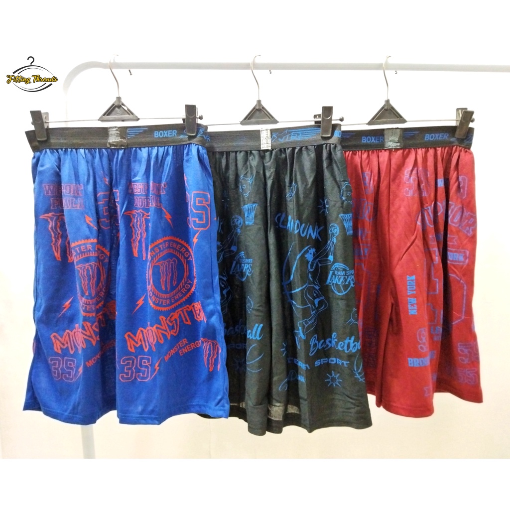 Celana Boxer Pendek Pria Dewasa / Celana Kolor Motif Remaja Cowok / Celana Hawai Santai