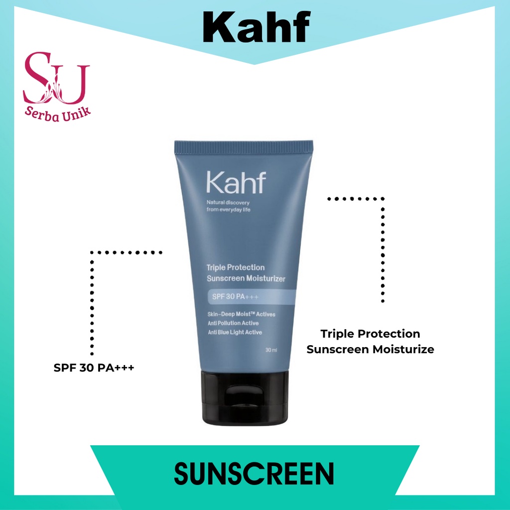 Kahf Triple Protection Sunscreen Moisturizer SPF 30 PA+++ 30ml