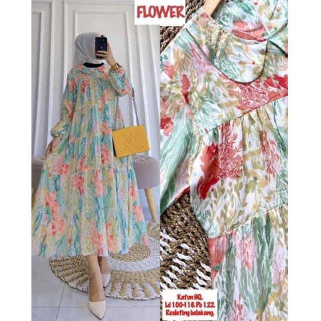 MIDI DRESS KATUN PREMIUM // MIDI DRESS ORIGINAL BEST SELLER