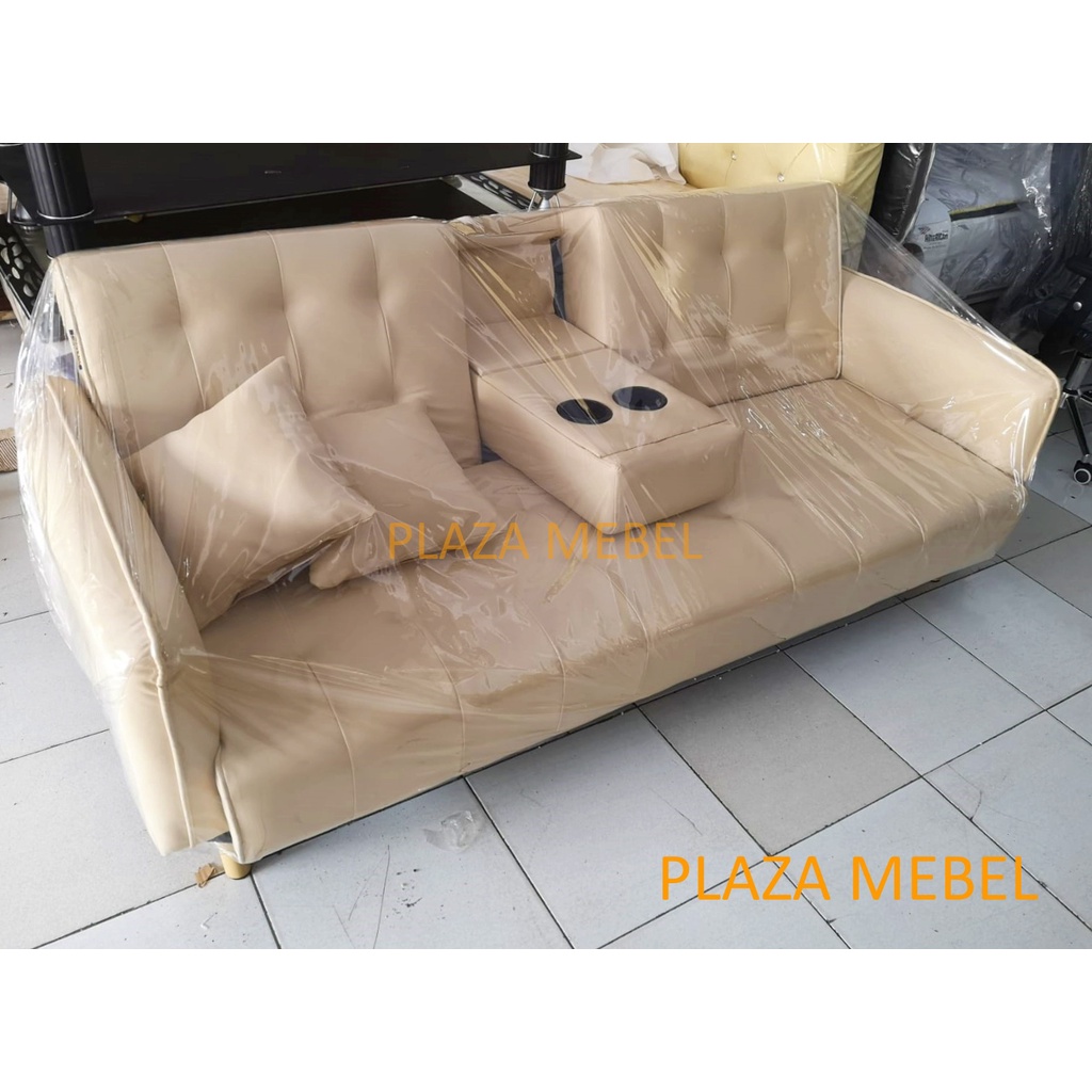 Sofa Tunggal 3 Seater Santai / Sofa Bed Hinata / Sofa Nonton