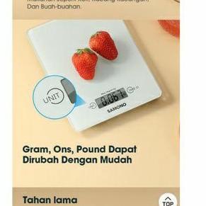 Timbangan Digital Dapur SAMONO SW-KS02 5Kg High Precision Kitchen Electric ORI