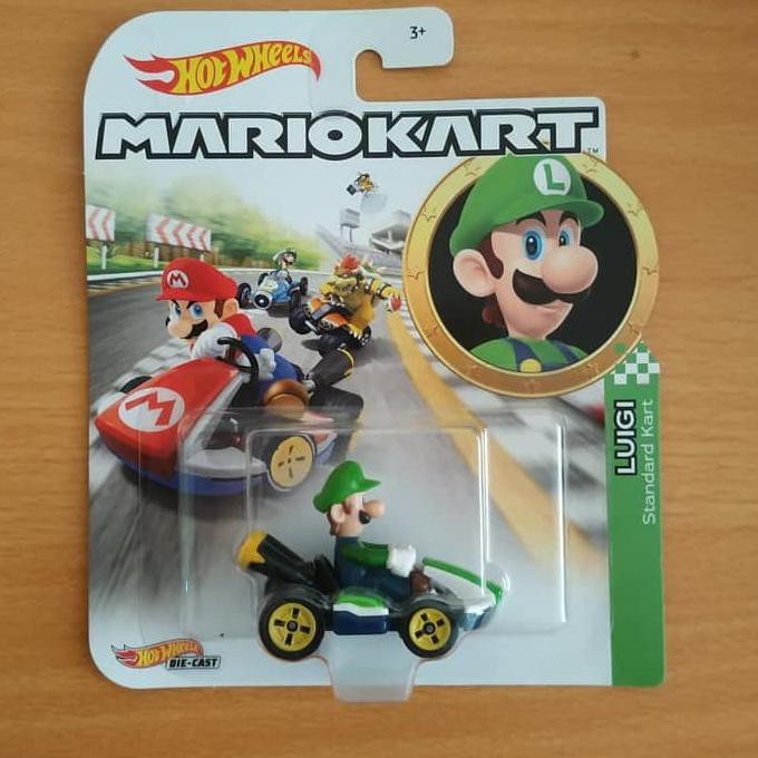HOT WHEELS Mario Kart Luigi standart Kart 