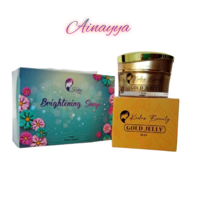 Paket Kedas Beauty 2in1/Paket Kedas Beauty Hemat/ Paket Murah Kedas Beauty/ Paket Sabun &amp; Gold Jelly