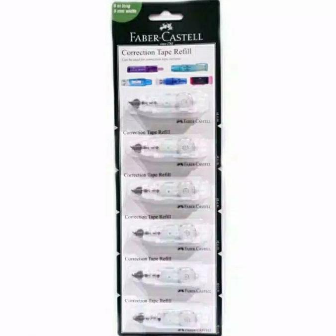 

TERLARIS Refill Correction Tape QJR Faber Castell isi 6 Pcs/PULPEN GEL/PULPEN LUCU/PULPEN 1 PACK/PENSIL WARNA/PENSIL 2B/PENGHAPUS JOYKO/PENGHAPUS LUCU/RAUTAN PENSIL PUTAR/RAUTAN ELEKTRIK/SPIDOL WARNA/SPIDOL PERMANEN/SPIDOL WHITEBOARD/CORRECTION TAPE