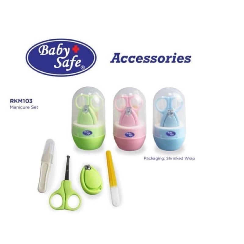 Baby Safe Manicure Set Babysafe Manicure set Peralatan Gunting Kuku Bayi