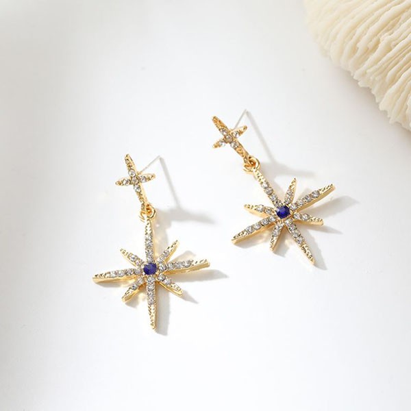 anting bintang s925 diamond star earrings jan259 (1H2)