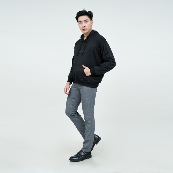 Houseofcuff Jaket Jumper Hoodie Sweater Kata Warna Hitam