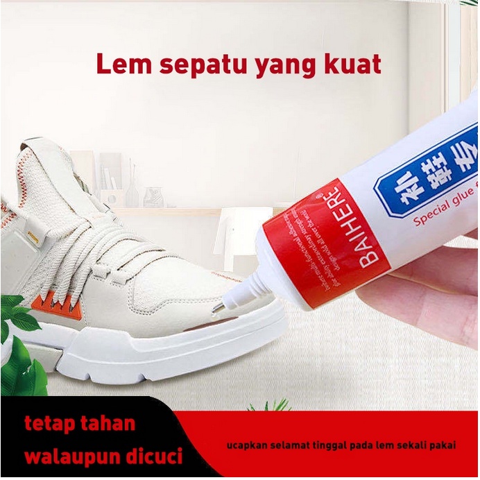 Lem Sepatu Kuat / Lem Sepatu Tahan Air / Lem Sepatu Super Kuat / Perekat Alas Sepatu Yang Rusak / Lem Sepatu Tahan Air Super Kuat 50ml Tanpa Bekas Dan Tidak Bau