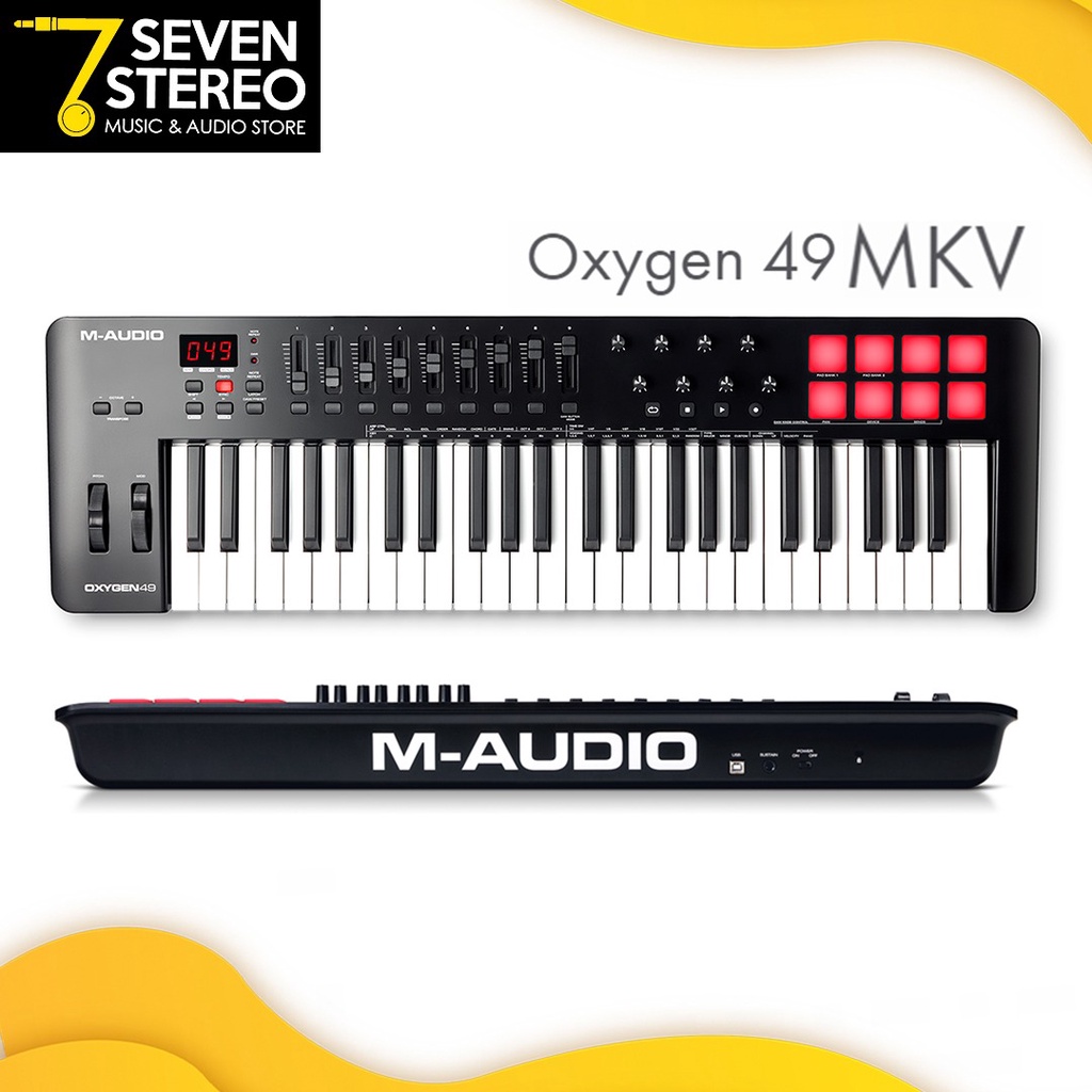 M-Audio Oxygen 49 MK V MK 5 Midi Controller 49 keys Keyboard