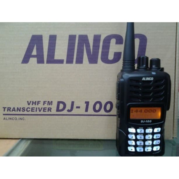 Handie Talkie Alinco DJ-W100 HT VHF Ori Bru Garansi DJ W100 W100 Radio