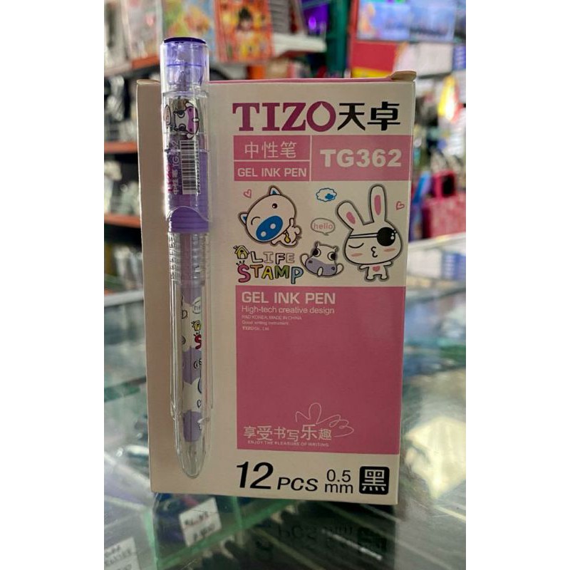 

Pulpen Gel Ink Tizo TG362 body mini