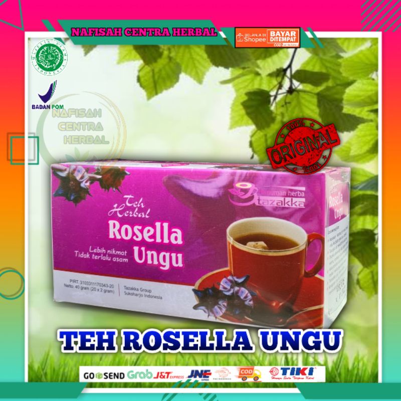 

Teh Celup Rosella Ungu Herbal