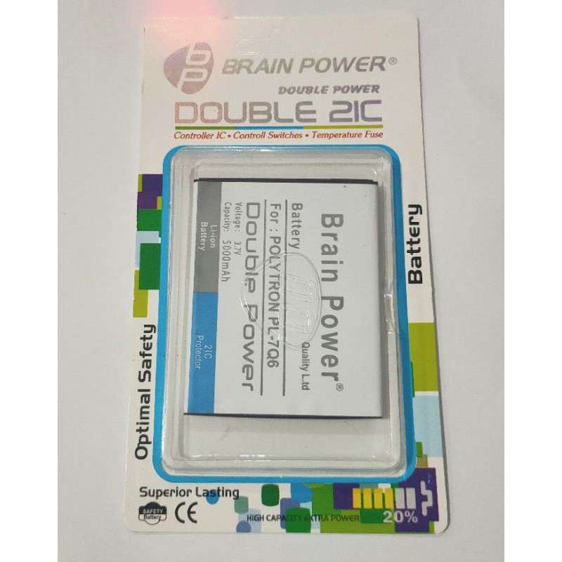 Battery batre Polytron PL - 7Q6 Brain power