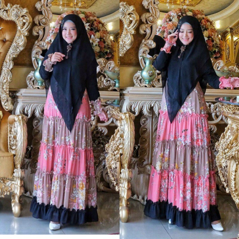 Erina flowers set syari ORI by aldisa | hana syari