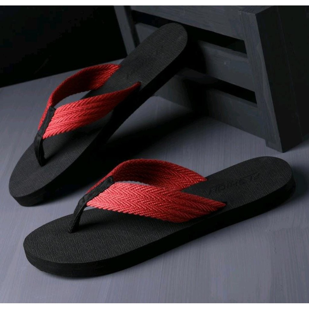 Sandal jepit pria distro terbaru webing polos/sendal distro pria terbaru tali webing polos